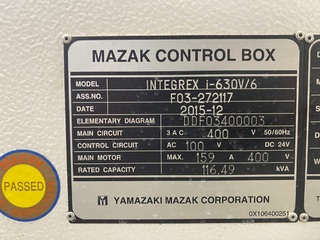 Fraiseuse Mazak Integrex i 630 V/6-10